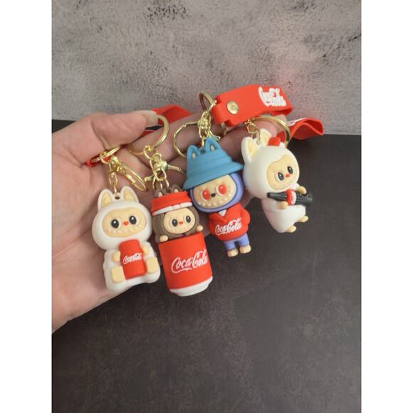 Monster Keychain Bundle (4-Pack) Labubu Style Collectible - Picture 9 of 10